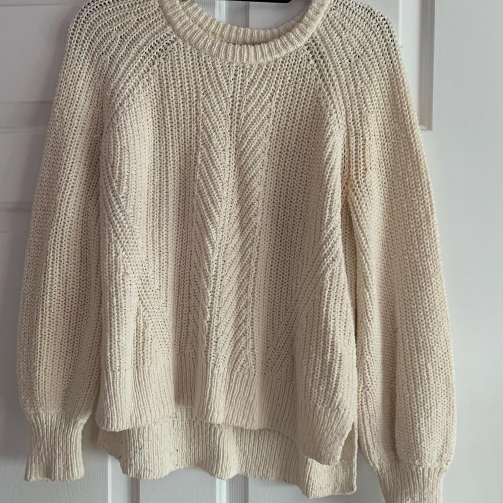 Cream Madewell sweater